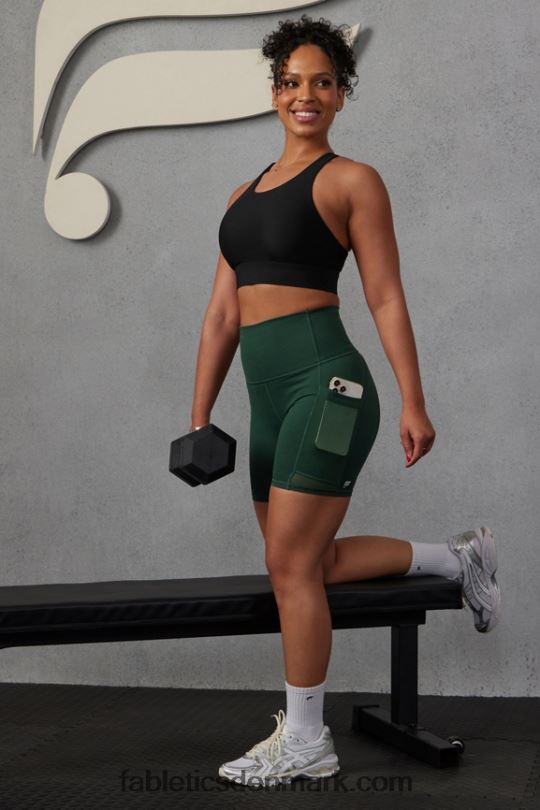 Fabletics Kvinder on-the-go powerhold ultra hw 6\'\' kort PNX2T388 regnsky/blå himmel