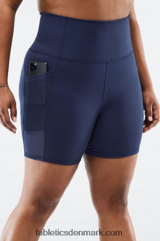 Fabletics Kvinder på farten ultra højtaljet 7" kort PNX2T555 mahogni