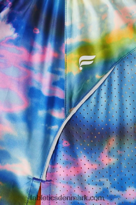 Fabletics Kvinder perforeret løb 5\" kort PNX2T595 swelter/eftermiddagssol/reflekssølv