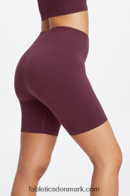 Fabletics Kvinder sky sømløs højtaljet 7" kort PNX2T442 sort/highlighter bølget gepard