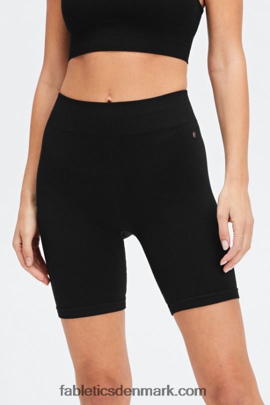 Fabletics Kvinder sky sømløs højtaljet 7\" kort PNX2T444 hejre/guld
