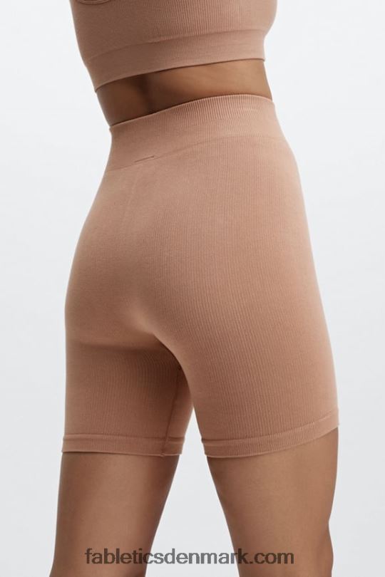 Fabletics Kvinder sky sømløs højtaljet 7" kort PNX2T447 elektrisk kirsebær/elektrisk kirsebær mini leopard