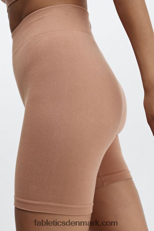 Fabletics Kvinder sky sømløs højtaljet 7\" kort PNX2T447 elektrisk kirsebær/elektrisk kirsebær mini leopard