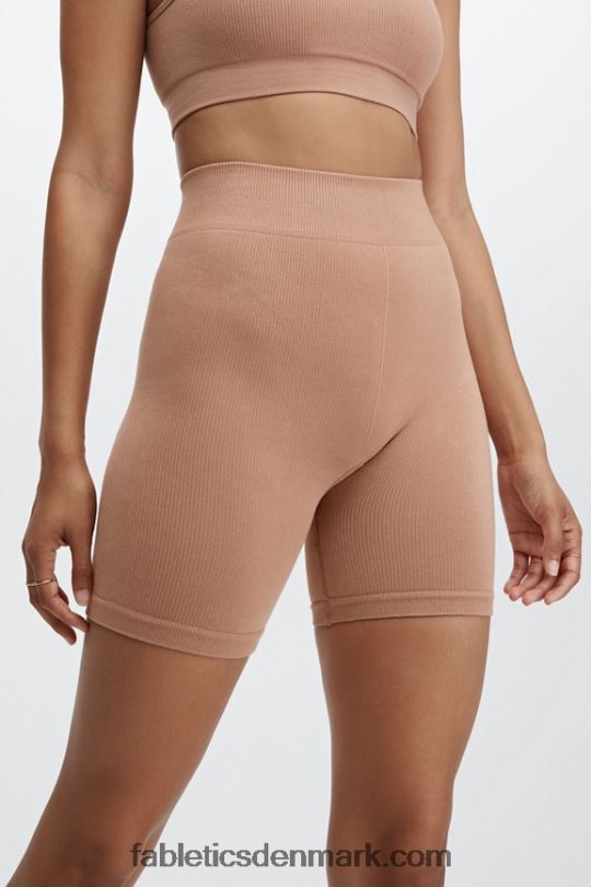Fabletics Kvinder sky sømløs højtaljet 7\" kort PNX2T447 elektrisk kirsebær/elektrisk kirsebær mini leopard