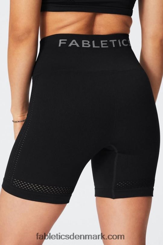 Fabletics Kvinder sync sømløs højtaljet 6'' kort PNX2T350 bamse stor camo/bamse