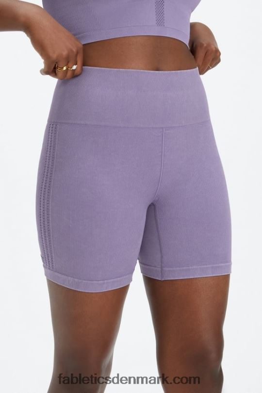 Fabletics Kvinder sync sømløs højtaljet 6\'\' kort PNX2T351 folie stealth/hvid