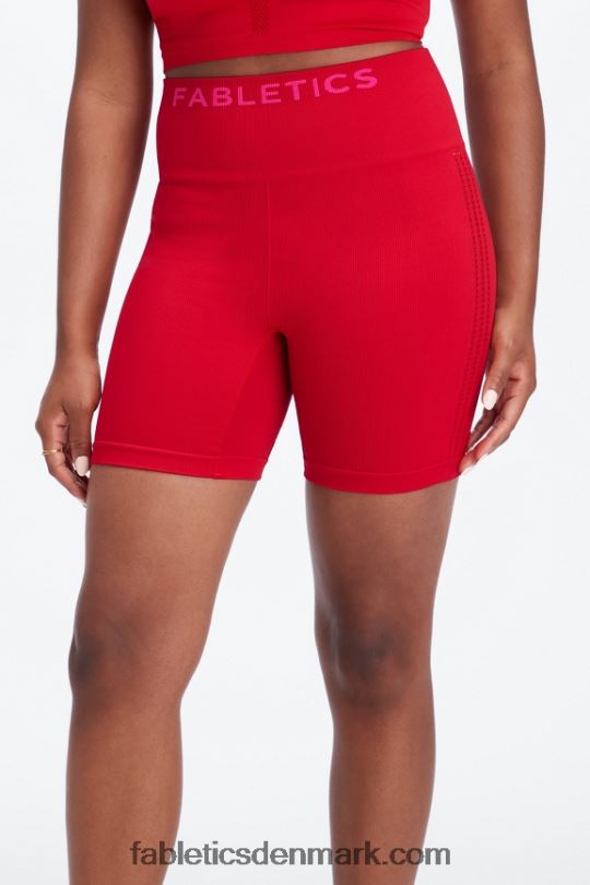 Fabletics Kvinder sync sømløs højtaljet 6\'\' kort PNX2T353 sød kirsebær/plys pink