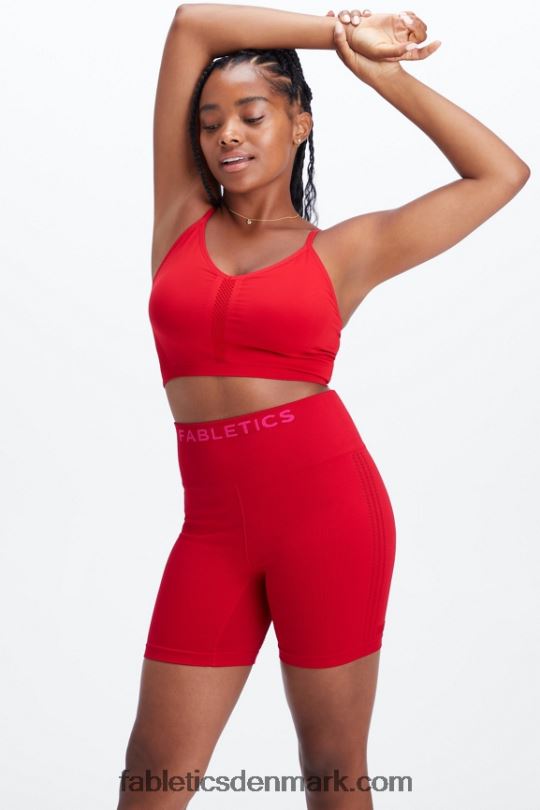 Fabletics Kvinder sync sømløs højtaljet 6\'\' kort PNX2T353 sød kirsebær/plys pink
