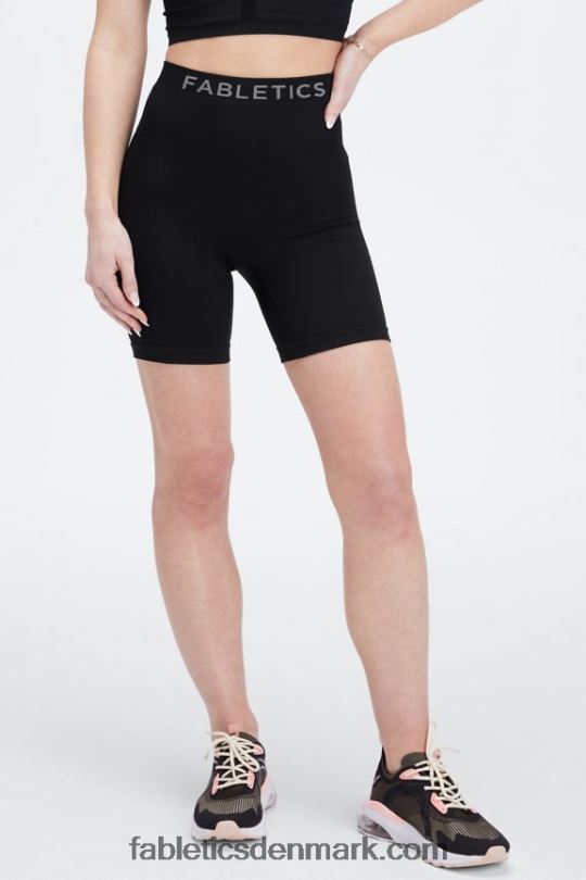 Fabletics Kvinder sync sømløs højtaljet 6\'\' kort PNX2T355 sort/tin