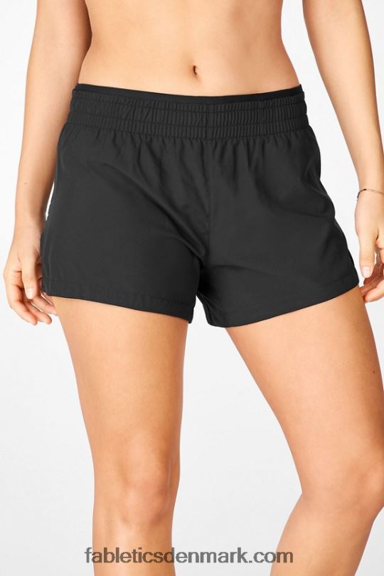Fabletics Kvinder trække vejret mellemhøj løbe kort PNX2T270 sort/reflekterende sølv