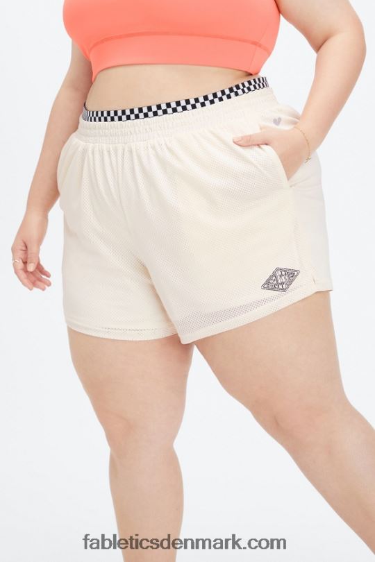 Fabletics Kvinder tre-point basketball kort PNX2T492 orange flamme/silke