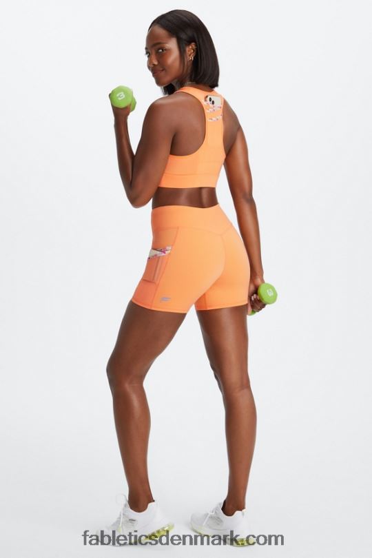 Fabletics Kvinder trinity motion365 mellemhøj 5\'\' kort PNX2T359 morgenfrue/new wave blomstret