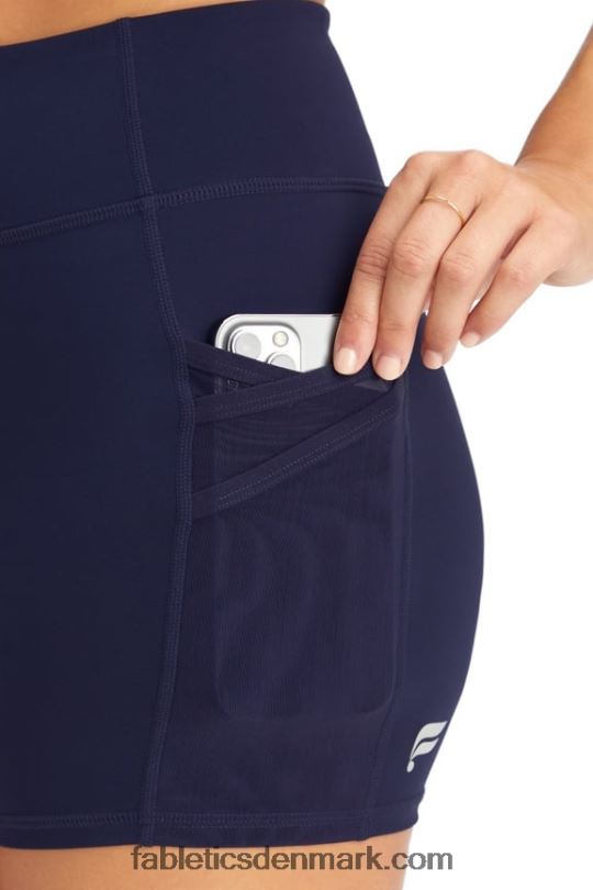 Fabletics Kvinder trinity motion365 mellemhøj 5\'\' kort PNX2T361 stormsky/sukkerkalkglans