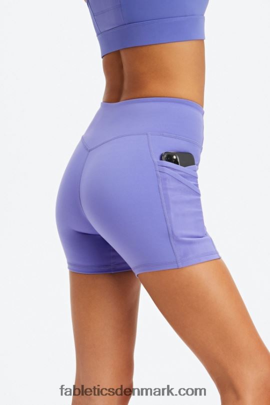 Fabletics Kvinder trinity motion365 mellemhøj 5\'\' kort PNX2T364 syrlig citron/klassisk hvid