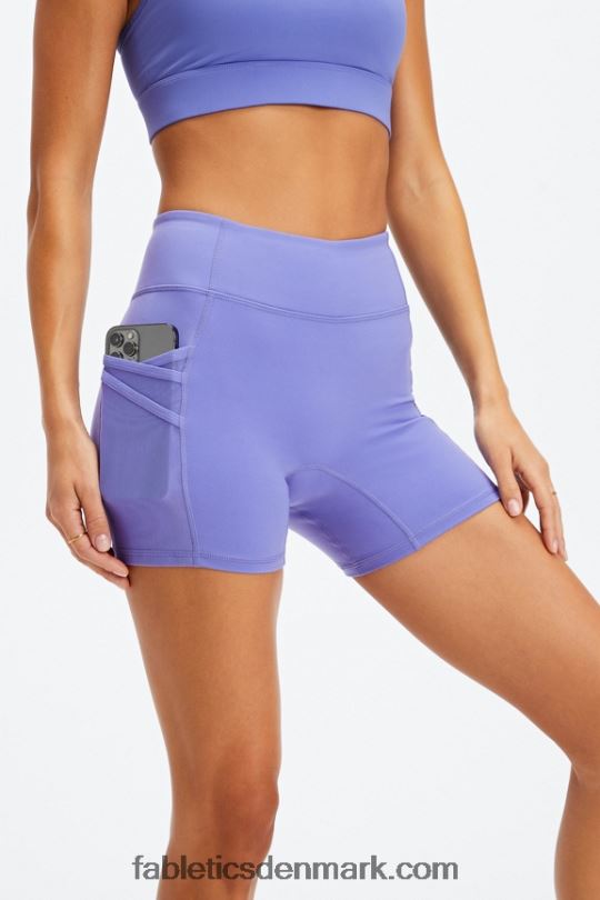 Fabletics Kvinder trinity motion365 mellemhøj 5\'\' kort PNX2T364 syrlig citron/klassisk hvid