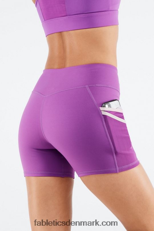 Fabletics Kvinder trinity motion365 mellemhøj 5\'\' kort PNX2T369 lys figen/multi
