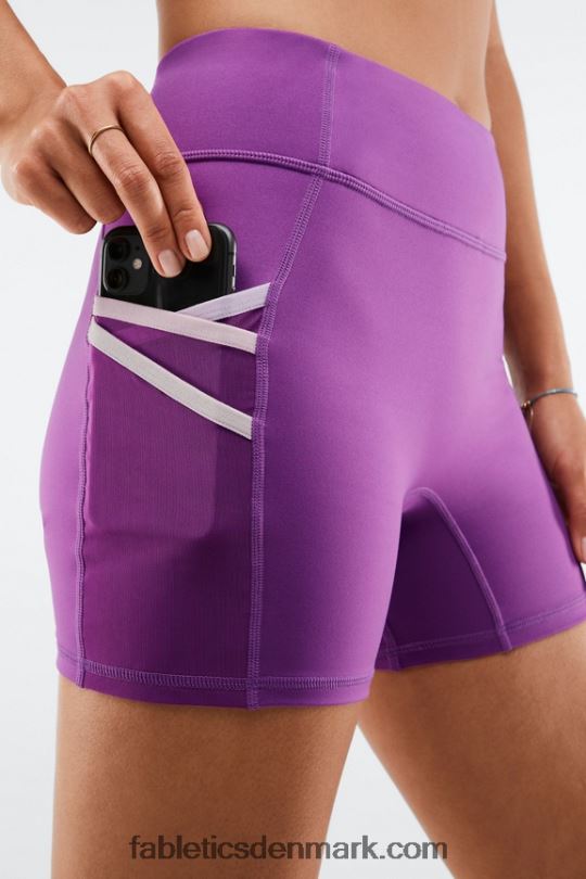 Fabletics Kvinder trinity motion365 mellemhøj 5\'\' kort PNX2T369 lys figen/multi