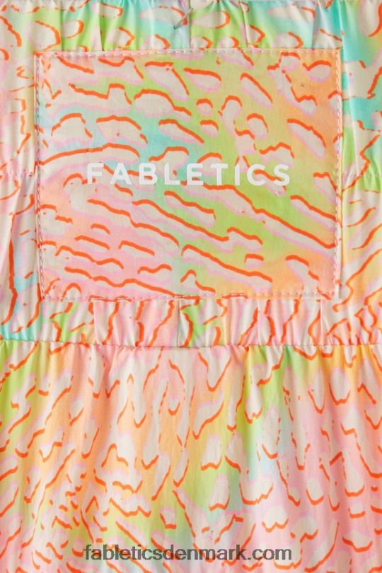 Fabletics Kvinder ultra højtaljet nylonshort PNX2T602 koral leopard/refleks sølv