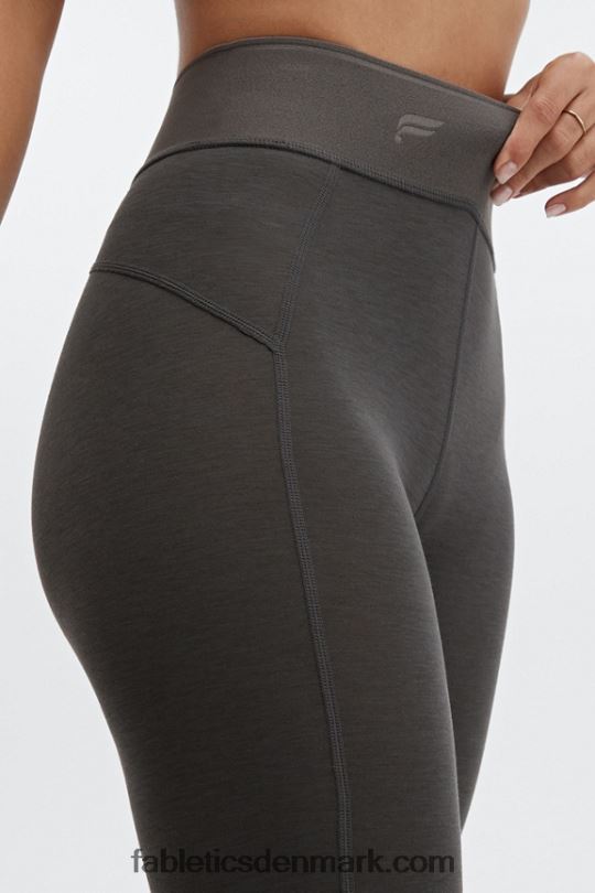 Fabletics Kvinder ultra højtaljet uld baselayer cykel kort 6\" PNX2T384 dyb kobolt/aloe