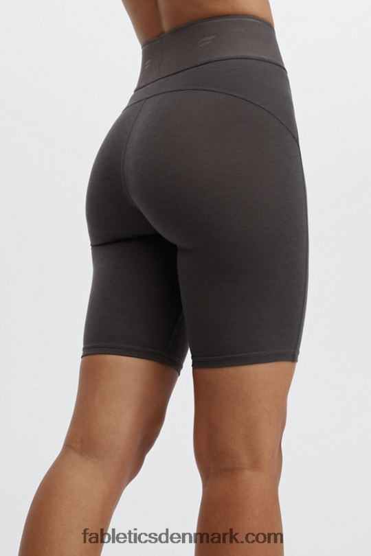 Fabletics Kvinder ultra højtaljet uld baselayer cykel kort 6\" PNX2T384 dyb kobolt/aloe