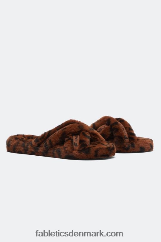 Fabletics Kvinder criss cross tøffel PNX2T2956 leopard