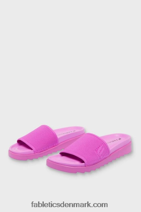 Fabletics Kvinder glidesandaler PNX2T2930 pink escape genbrugt aktiv strik