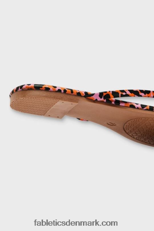 Fabletics Kvinder slip-on sandal PNX2T2933 flash orange safari spots
