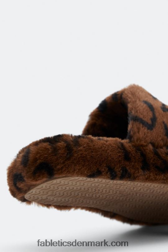 Fabletics Kvinder tætsiddende tøffel med rem PNX2T2963 leopard