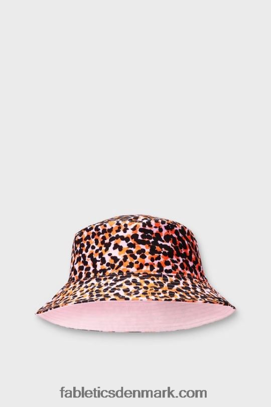 Fabletics Kvinder vendbar bøttehat PNX2T3019 flash orange safari spots/pink ballerina