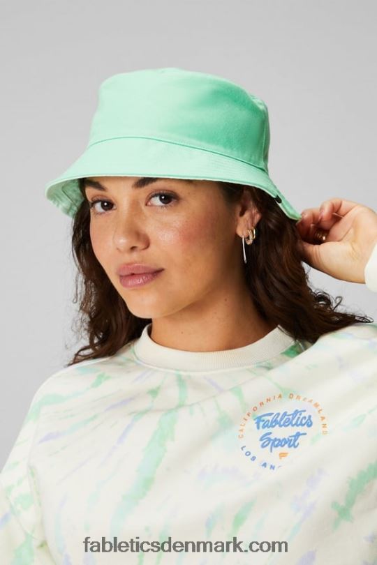 Fabletics Kvinder vendbar bøttehat PNX2T3020 sukkeret lime/hyper græs