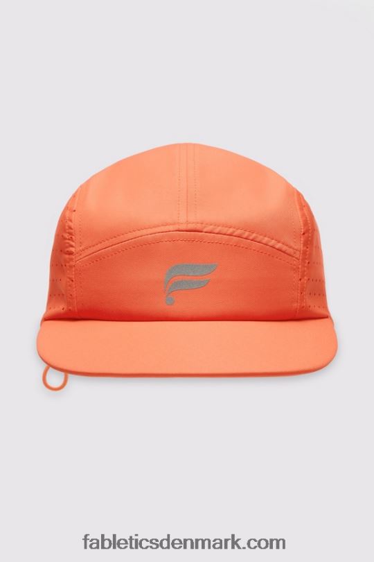 Fabletics Kvinder ydeevne 5-panel hat PNX2T3029 orange nektar