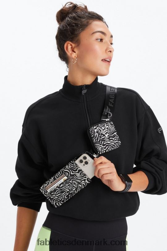Fabletics Kvinder modulær crossbody klips PNX2T2923 mini marmoreret zebra