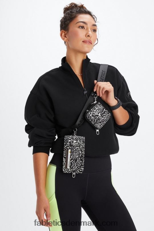 Fabletics Kvinder modulær crossbody klips PNX2T2923 mini marmoreret zebra