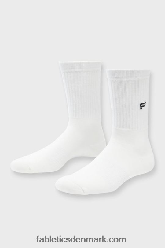 Fabletics Kvinder hverdagens besætningsstrømpe PNX2T2967 klassisk hvid