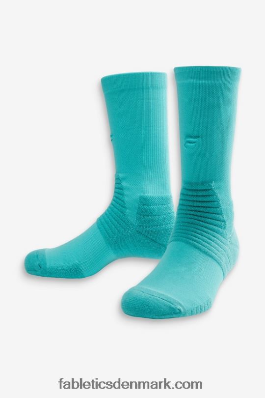 Fabletics Kvinder performance crew-sokken PNX2T2996 aqua hav