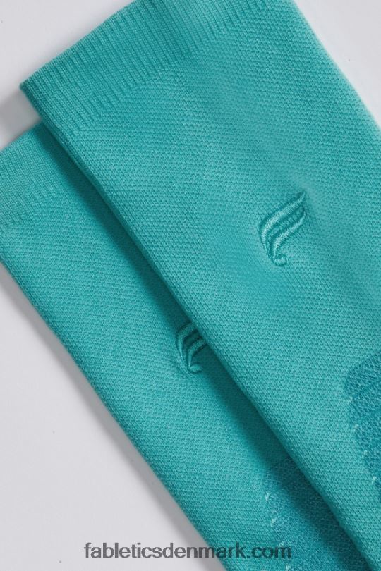 Fabletics Kvinder performance crew-sokken PNX2T2996 aqua hav