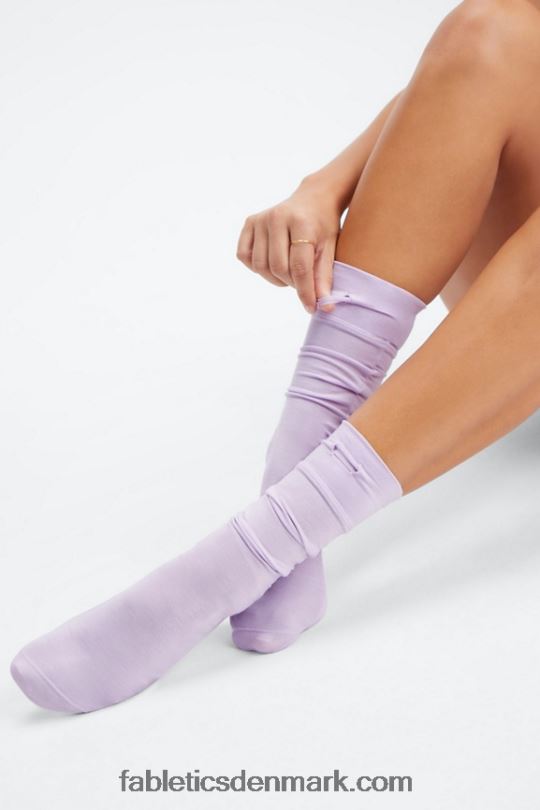 Fabletics Kvinder restoreknit sok 9\'\' PNX2T2990 himmellilla lyng
