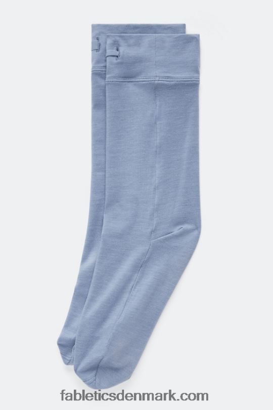 Fabletics Kvinder restoreknit sok 9'' PNX2T2991 falmet denim