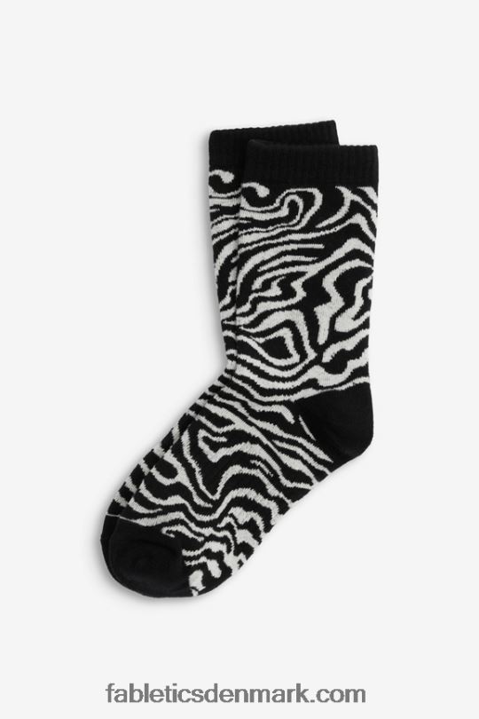 Fabletics Kvinder ydeevne 6" strømpe PNX2T2984 marmoreret zebra