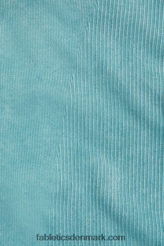 Fabletics Kvinder beskåret sømløs rib fuld lynlås PNX2T2769 vasket arktisk bølge