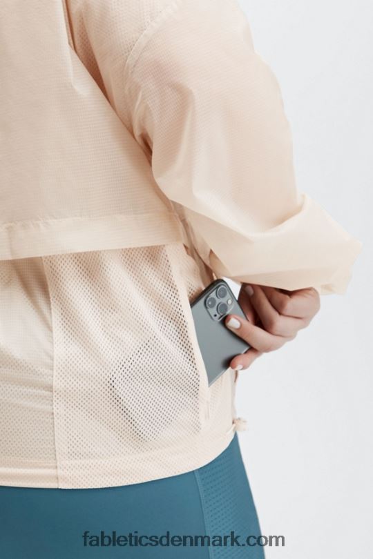 Fabletics Kvinder jakke med halv lynlås i ask PNX2T2687 grå tåge