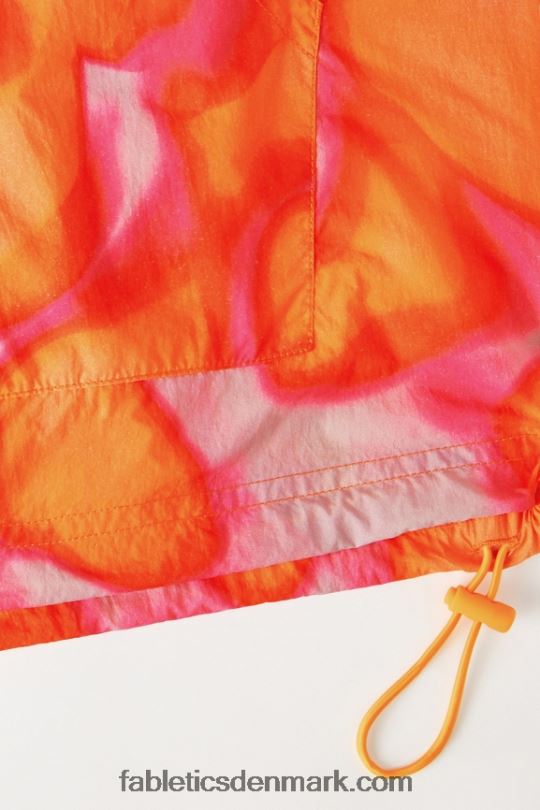 Fabletics Kvinder overdimensioneret flyweight windbreaker PNX2T2734 pink escape store sommergalskab/reflekssølv