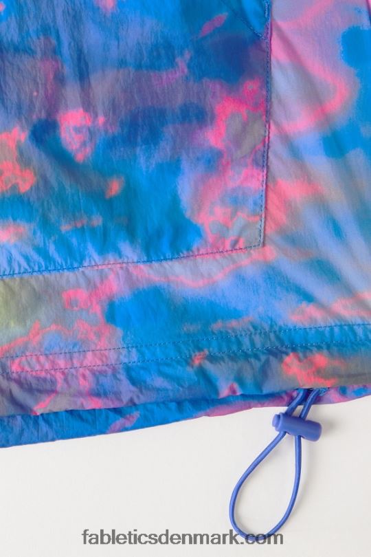 Fabletics Kvinder overdimensioneret flyweight windbreaker PNX2T2736 stor swelter/reflekterende sølv
