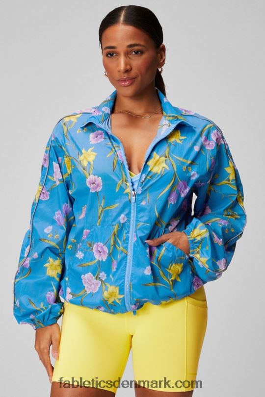 Fabletics Kvinder overdimensioneret flyweight windbreaker PNX2T2737 stor påskeliljedrøm/reflekssølv