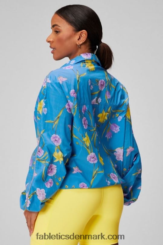 Fabletics Kvinder overdimensioneret flyweight windbreaker PNX2T2737 stor påskeliljedrøm/reflekssølv
