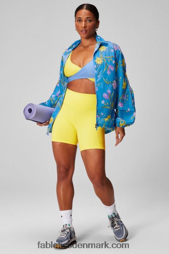 Fabletics Kvinder overdimensioneret flyweight windbreaker PNX2T2737 stor påskeliljedrøm/reflekssølv