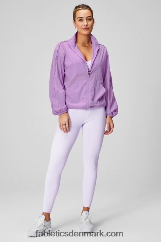 Fabletics Kvinder overdimensioneret flyweight windbreaker PNX2T2738 krystalhule/reflekterende sølv