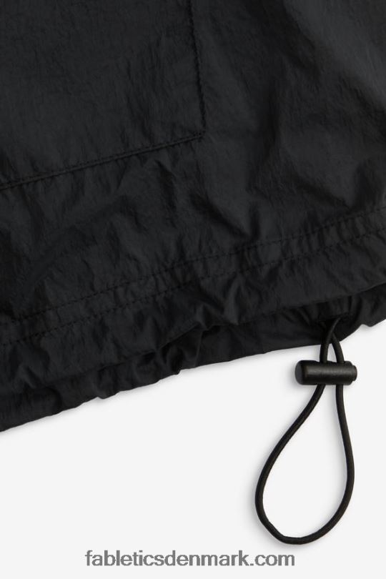 Fabletics Kvinder overdimensioneret flyweight windbreaker PNX2T2740 sort/reflekterende sølv
