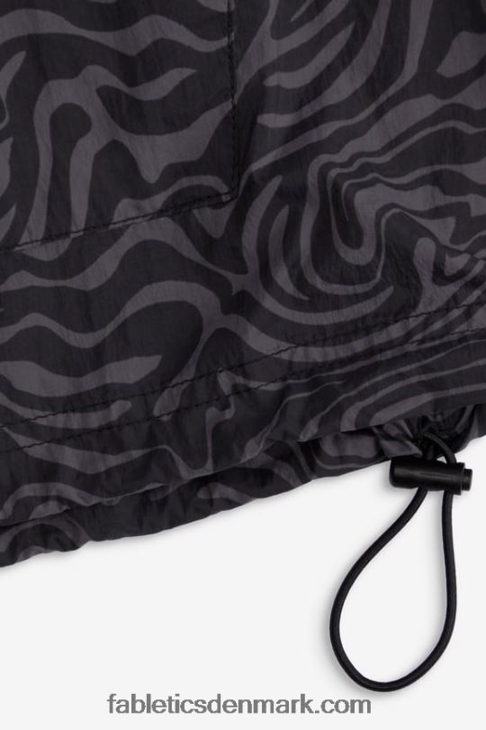 Fabletics Kvinder overdimensioneret flyweight windbreaker PNX2T2742 tinmarmoreret zebra/reflekssølv