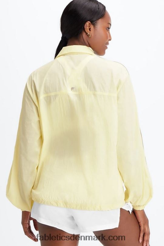 Fabletics Kvinder overdimensioneret flyweight windbreaker PNX2T2747 lys pære/lyse hvid